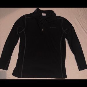 MENS COLUMBIA QUARTER ZIP FLEECE SWEATER (M)